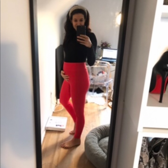 Booty by Brabants Red Leggings - Picture 1 of 1